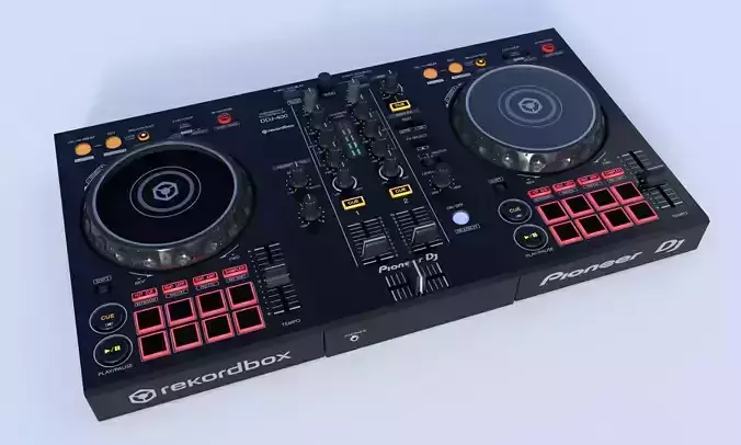 Pioneer DJ Controller DDJ-400 3D model