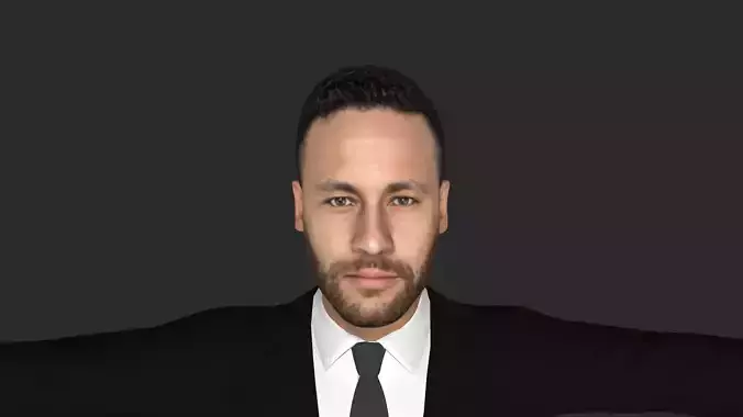 Neymar Hyper Realistic Full Body Fully Rigged 3D Character