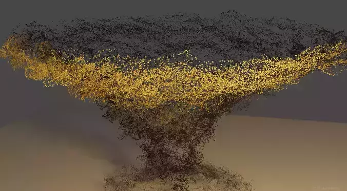  particle Free low-poly 3D model