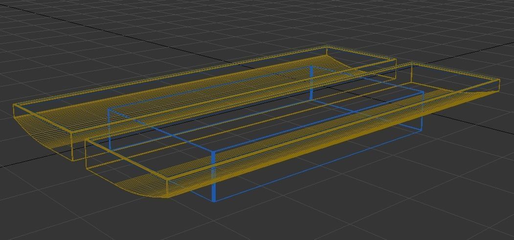 Luxury Monochromatic Black Coffee Table Free 3D model_5