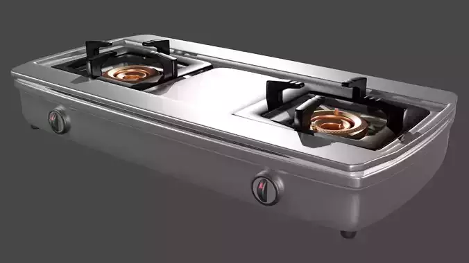 A 3D Metal Gas Stove
