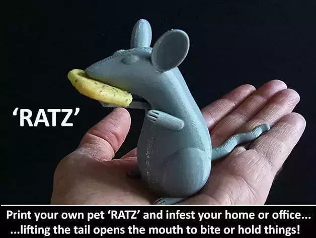 Ratz1 rat Free 3D model