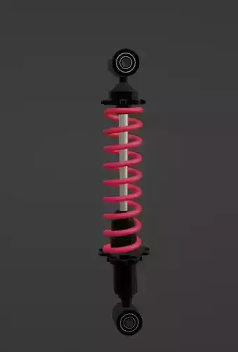 spring Free low-poly 3D model