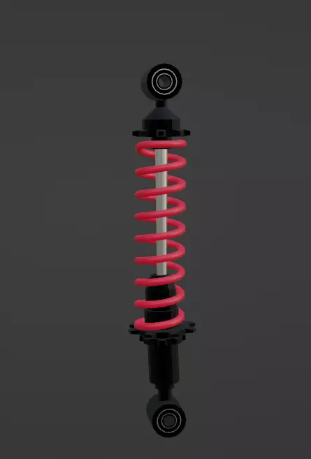 spring Free low-poly 3D model