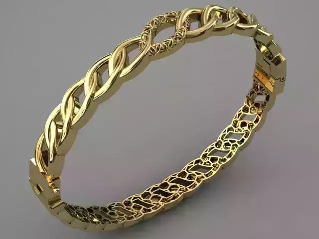 Cuban chain bangle 