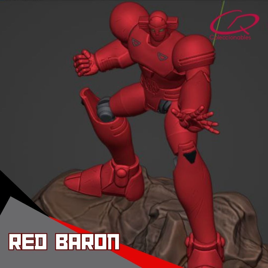 Red Baron FULL FIGURE 3D print model_13