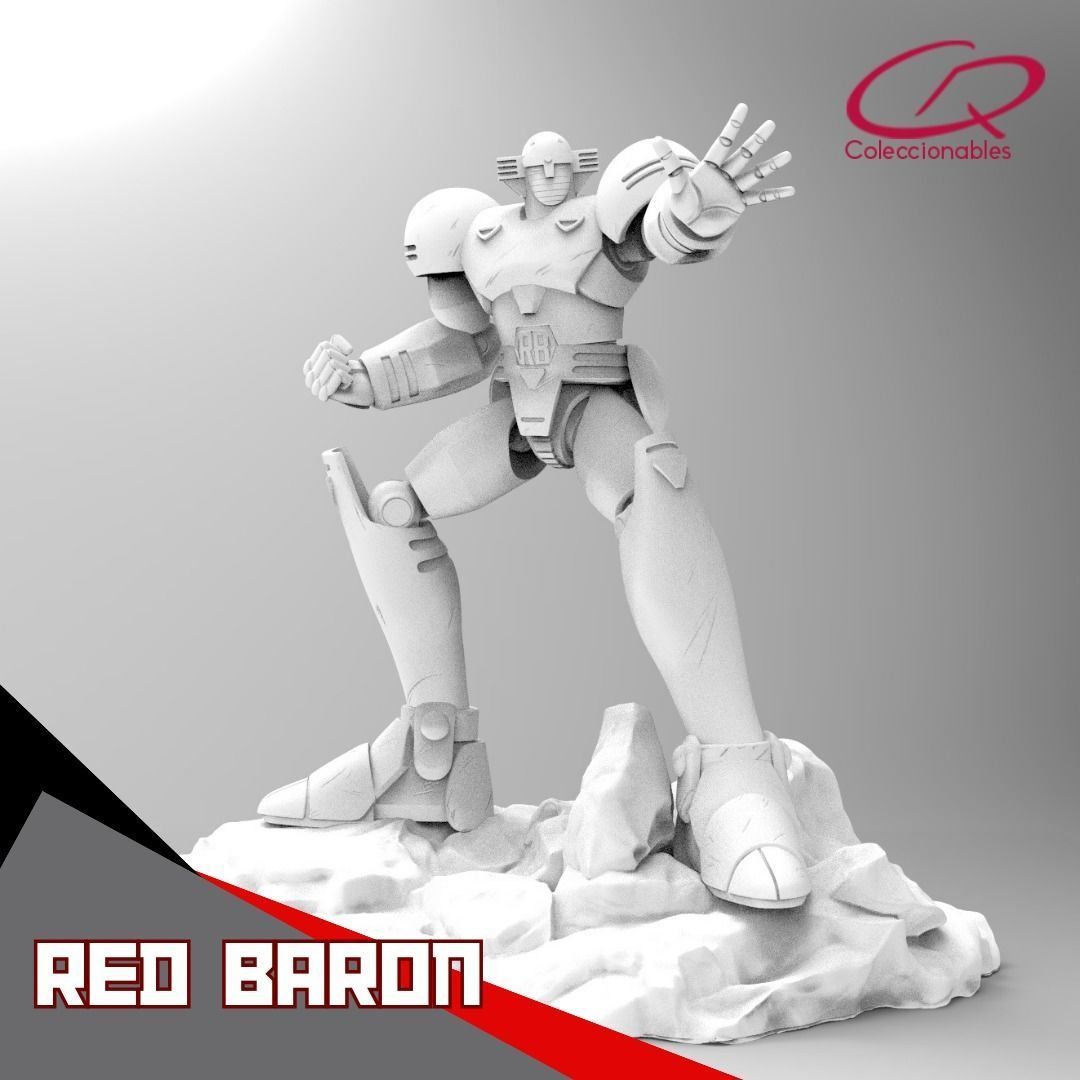 Red Baron FULL FIGURE 3D print model_10