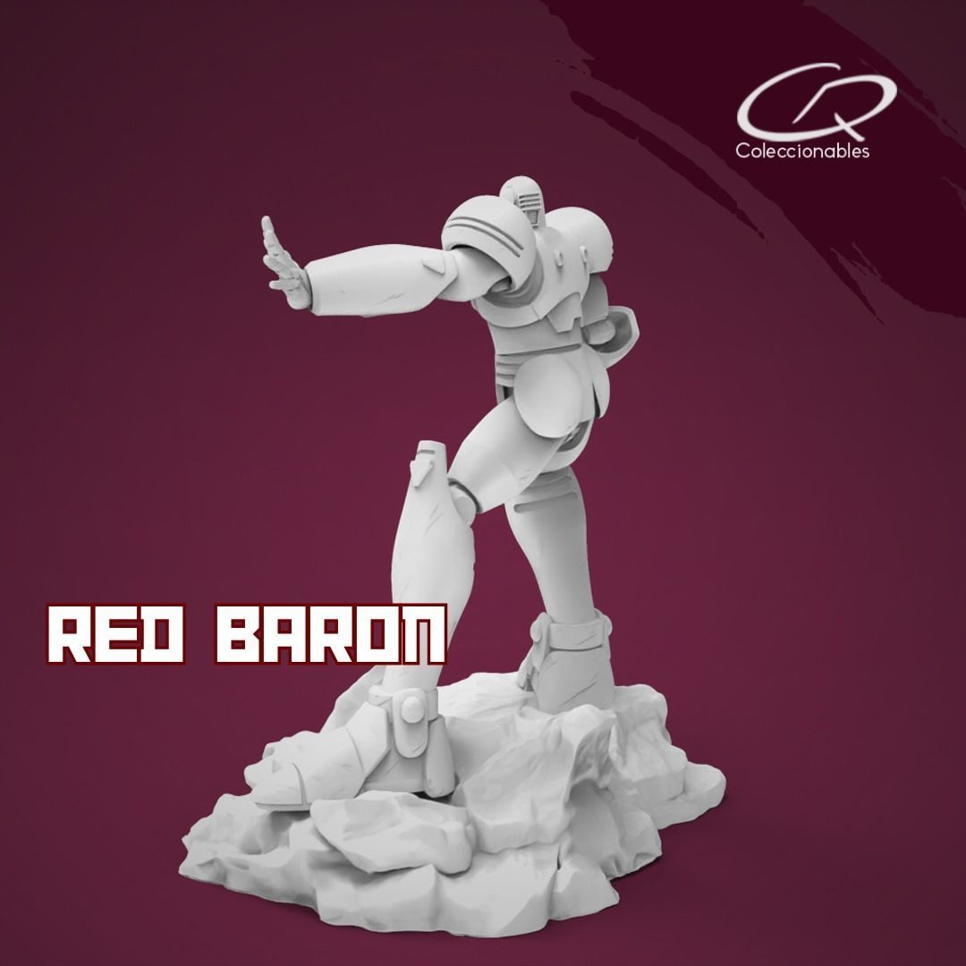 Red Baron FULL FIGURE 3D print model_7
