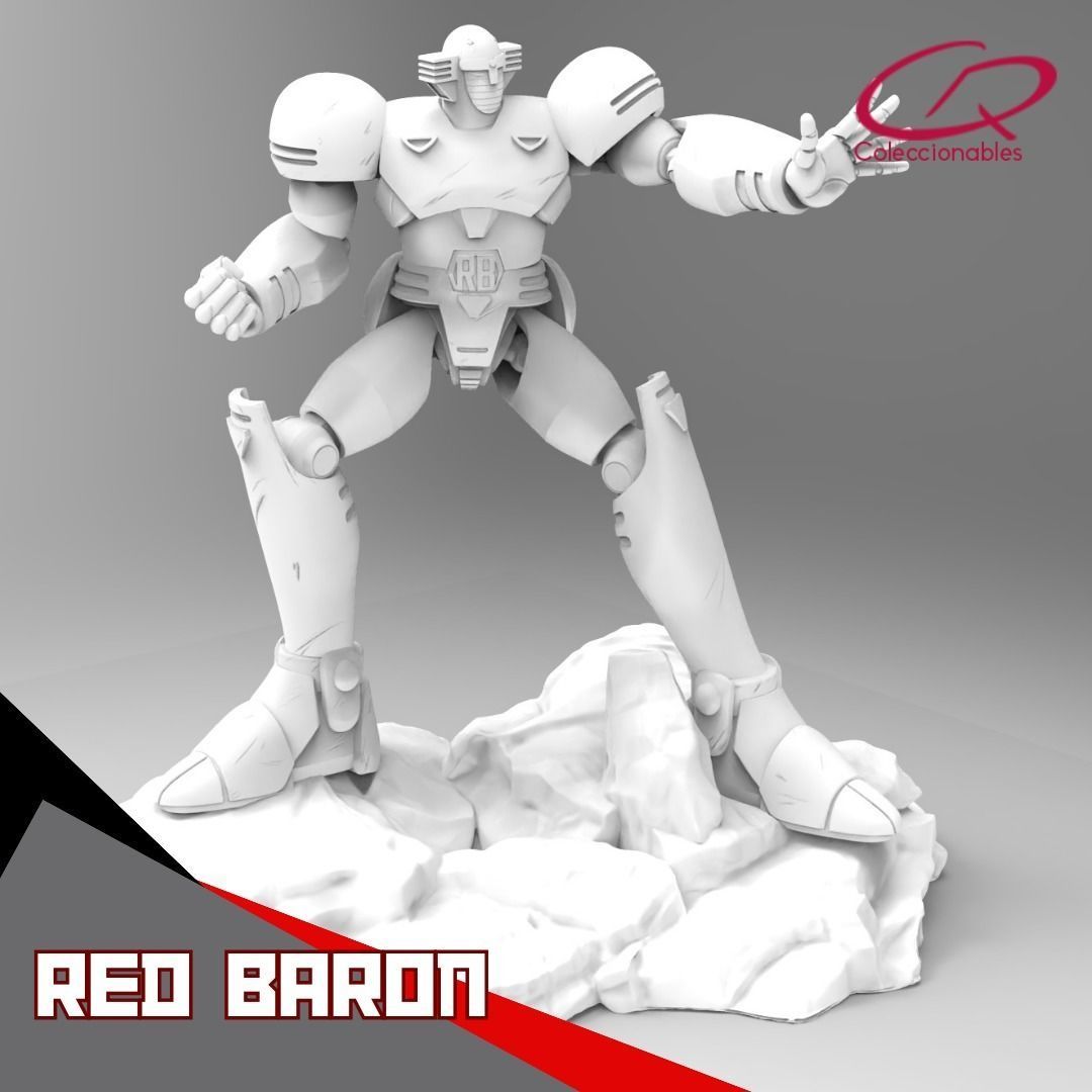 Red Baron FULL FIGURE 3D print model_12