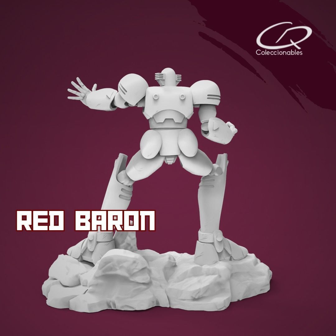 Red Baron FULL FIGURE 3D print model_5