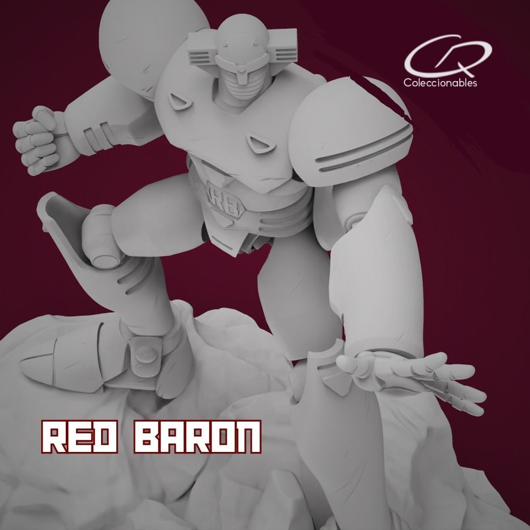 Red Baron FULL FIGURE 3D print model_2