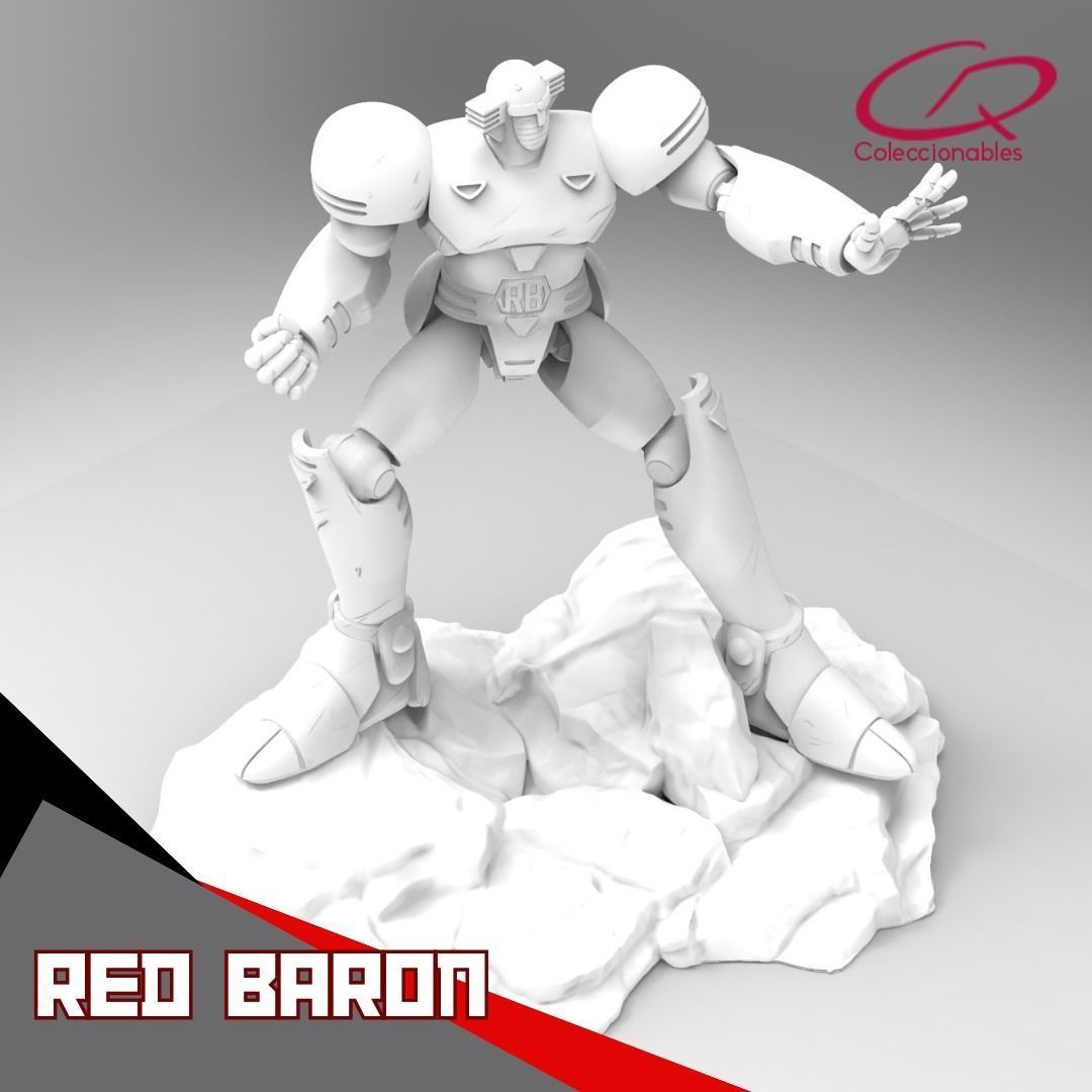 Red Baron FULL FIGURE 3D print model_16