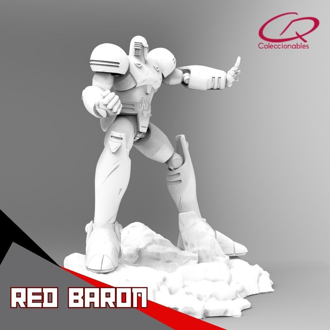 Red Baron FULL FIGURE 3D print model_14