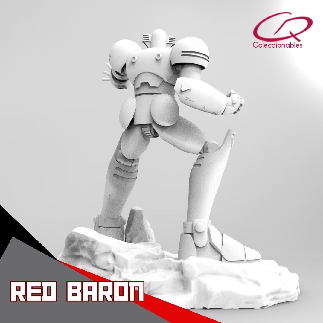 Red Baron FULL FIGURE 3D print model_15