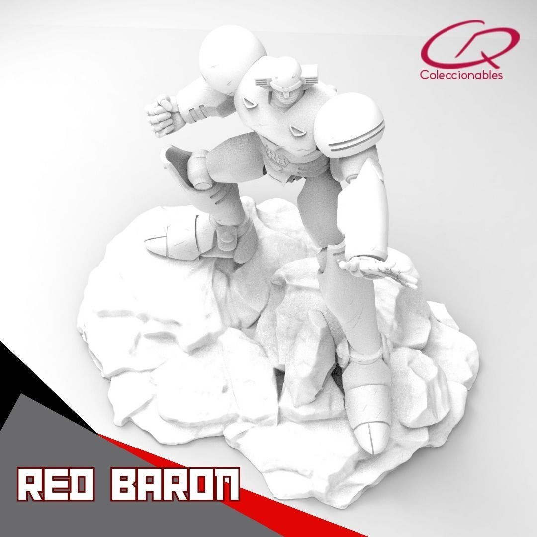 Red Baron FULL FIGURE 3D print model_18