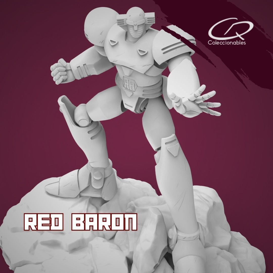 Red Baron FULL FIGURE 3D print model_8