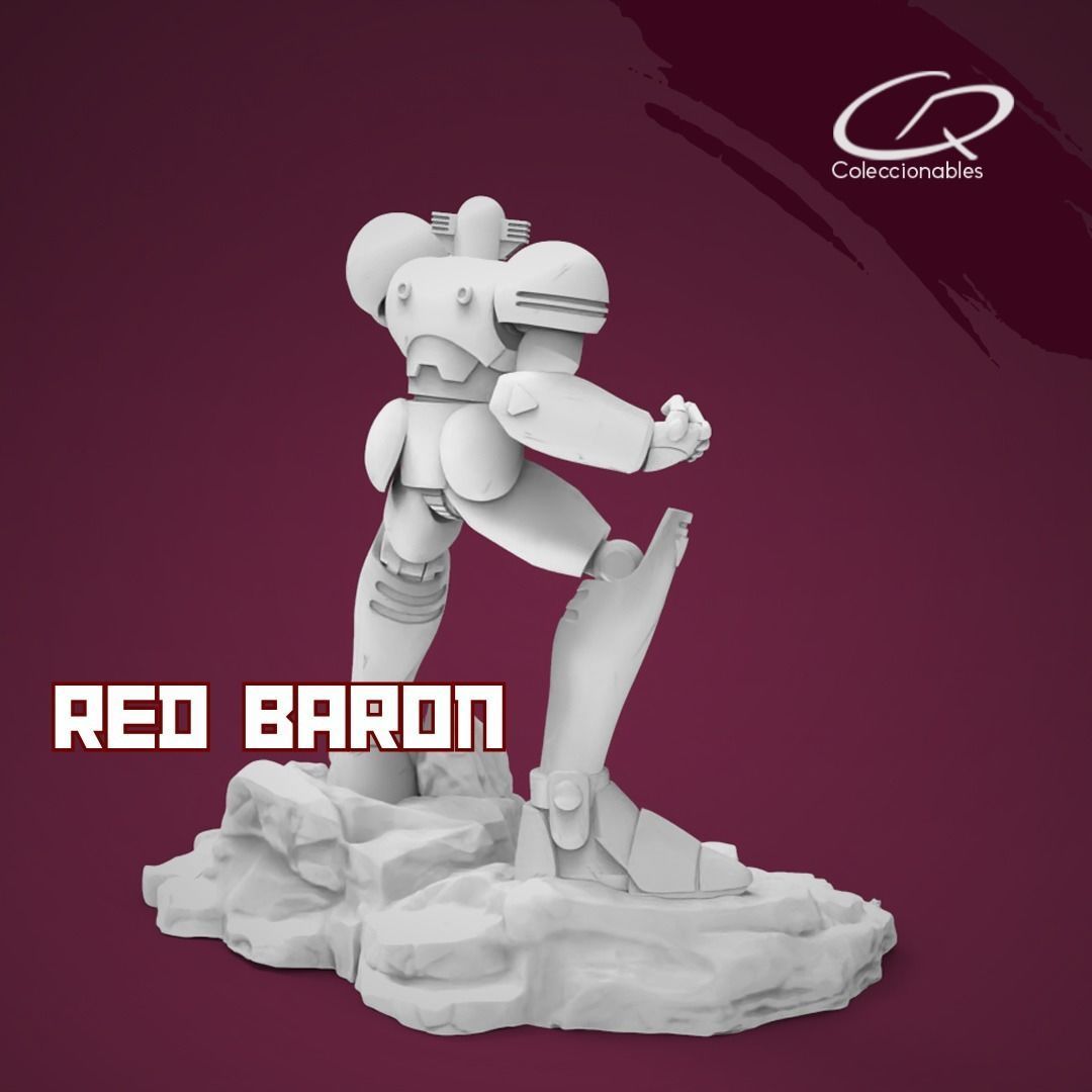 Red Baron FULL FIGURE 3D print model_3
