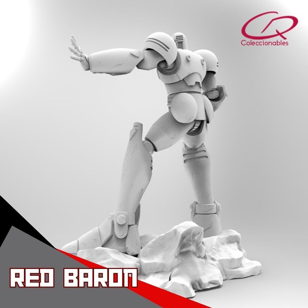 Red Baron FULL FIGURE 3D print model_11