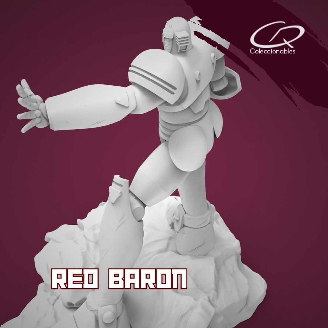 Red Baron FULL FIGURE 3D print model_1