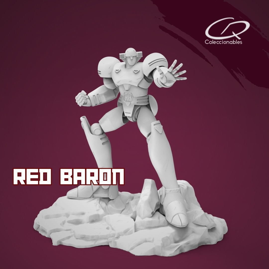 Red Baron FULL FIGURE 3D print model_6