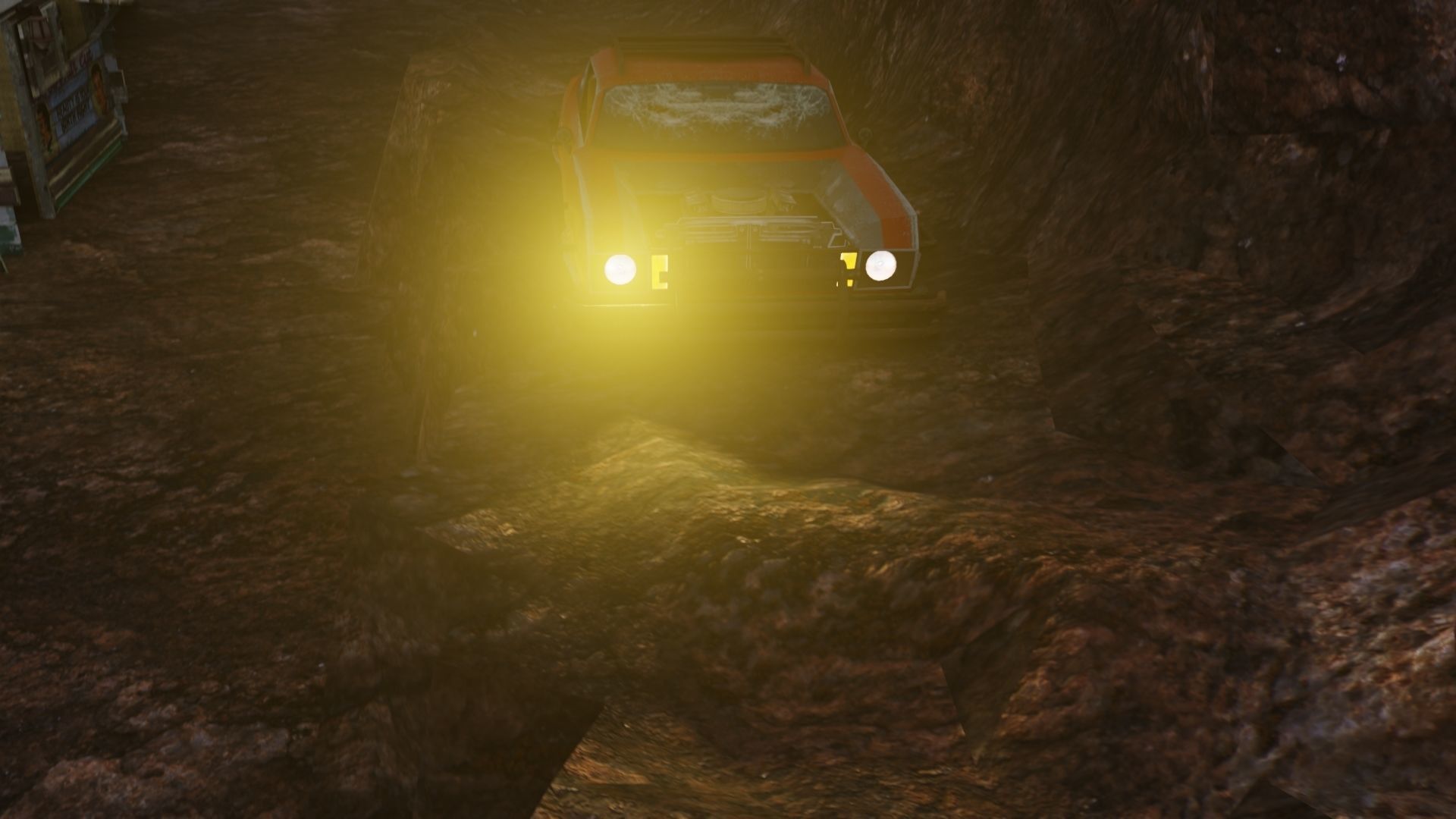 Shanty car race scene for Blender Low-poly 3D model_7