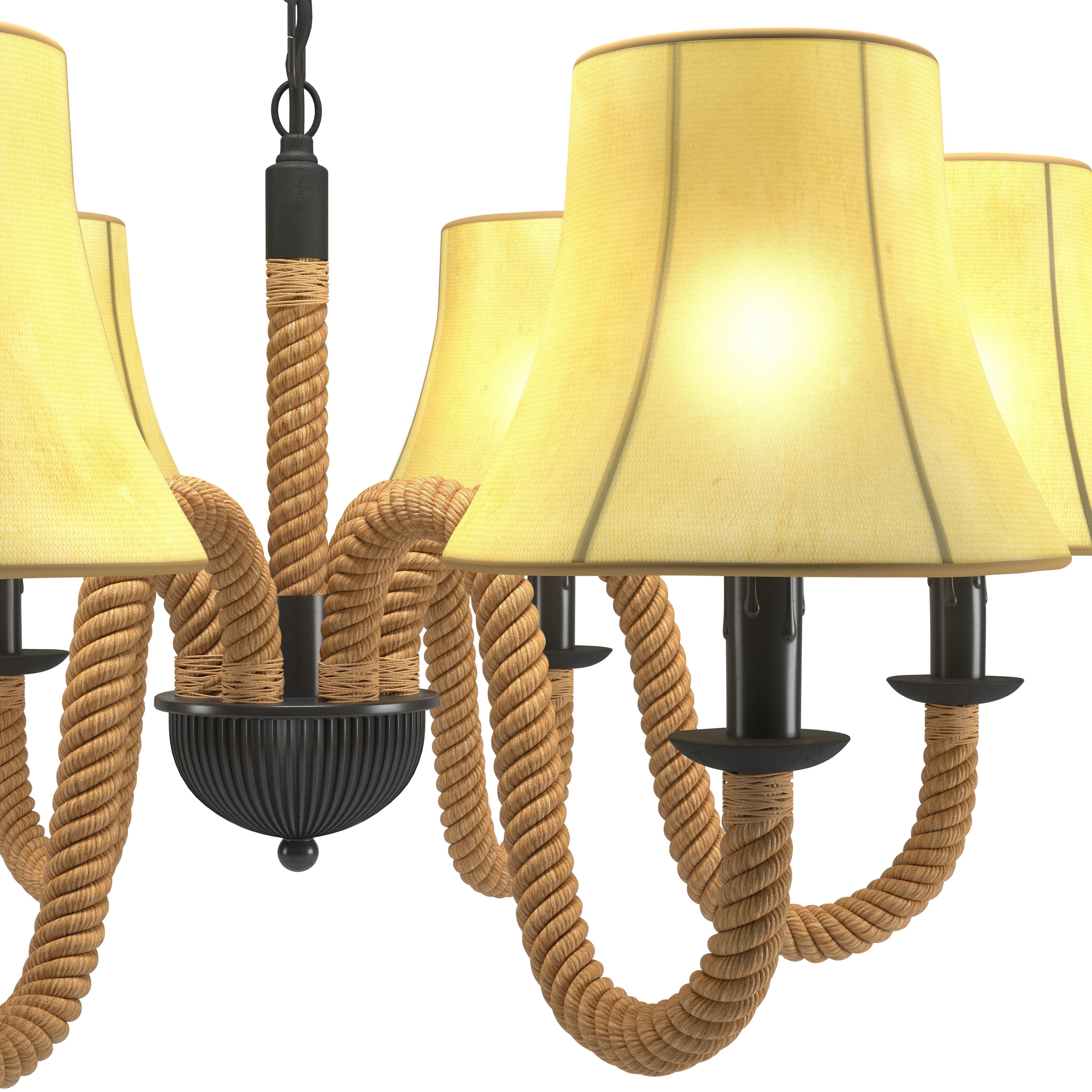 Hanging Lamp Loft 3D model_3