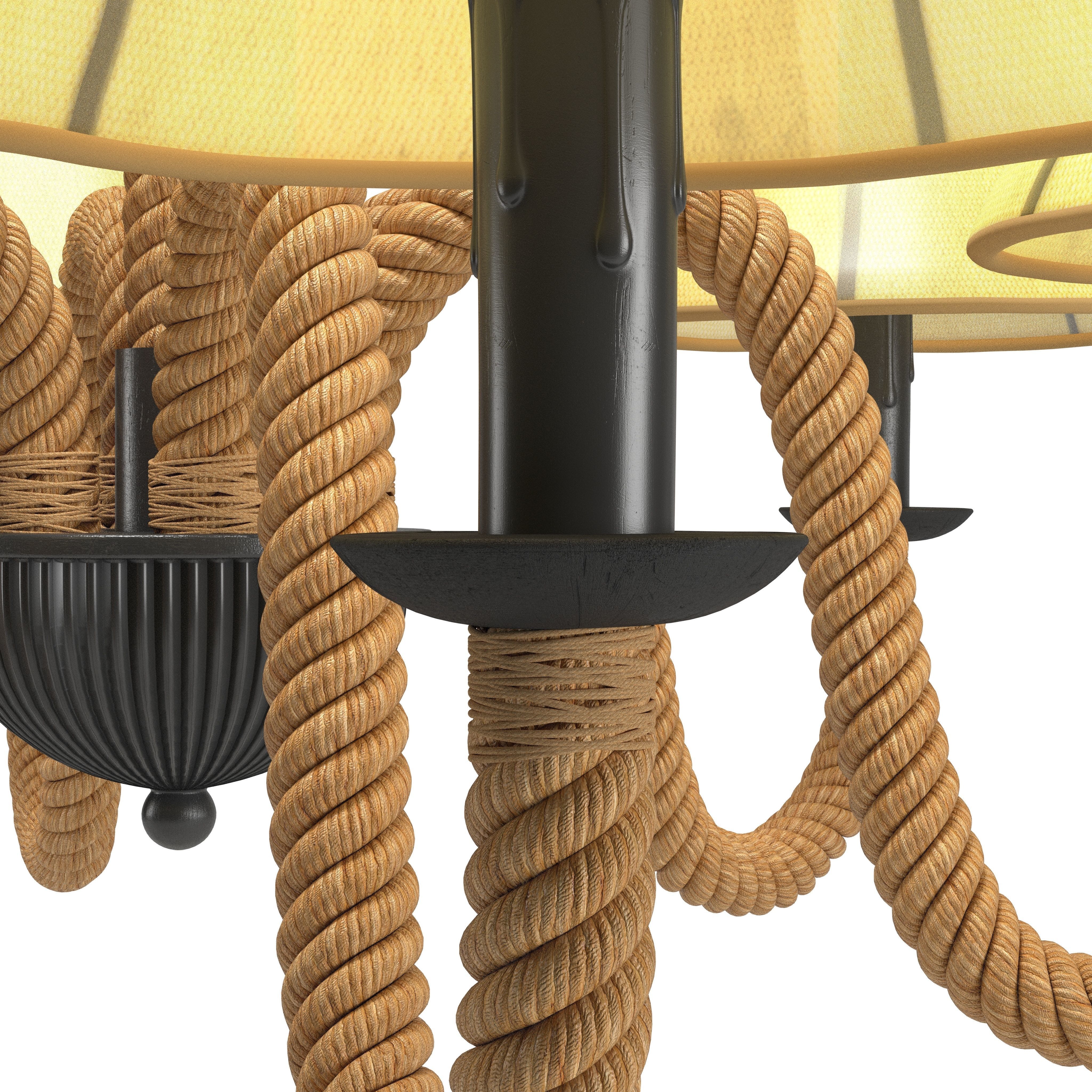 Hanging Lamp Loft 3D model_2