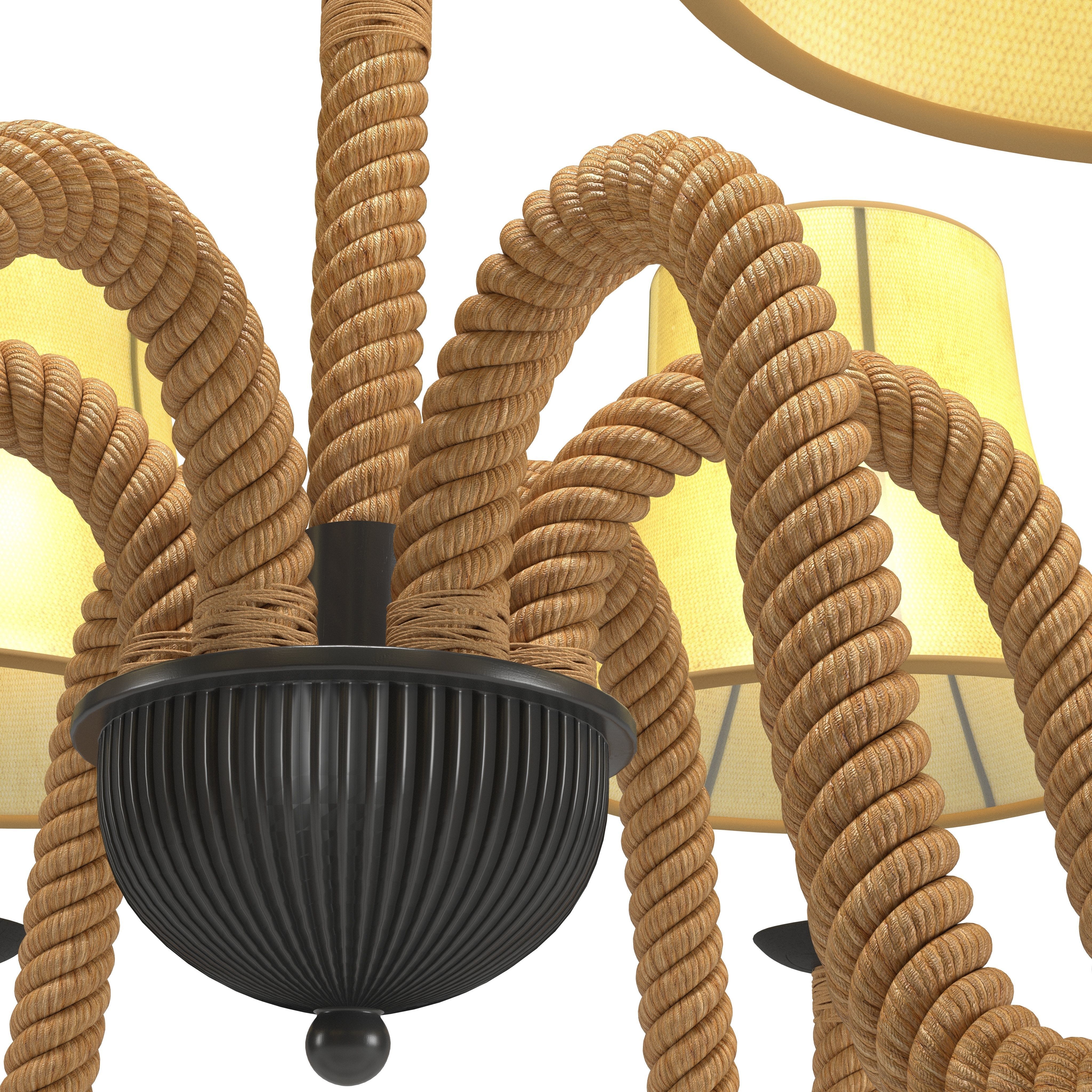 Hanging Lamp Loft 3D model_4