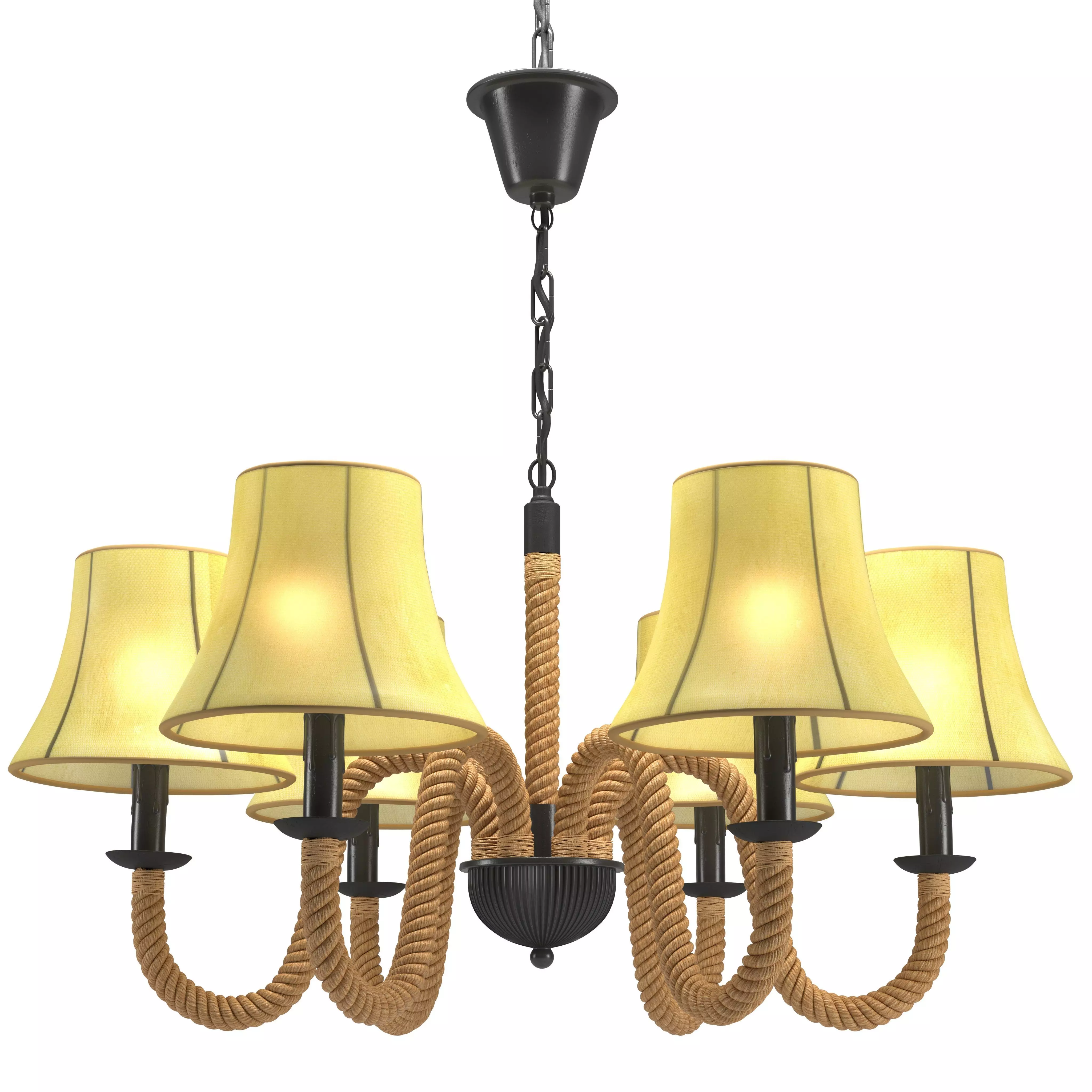 Hanging Lamp Loft 3D model_0