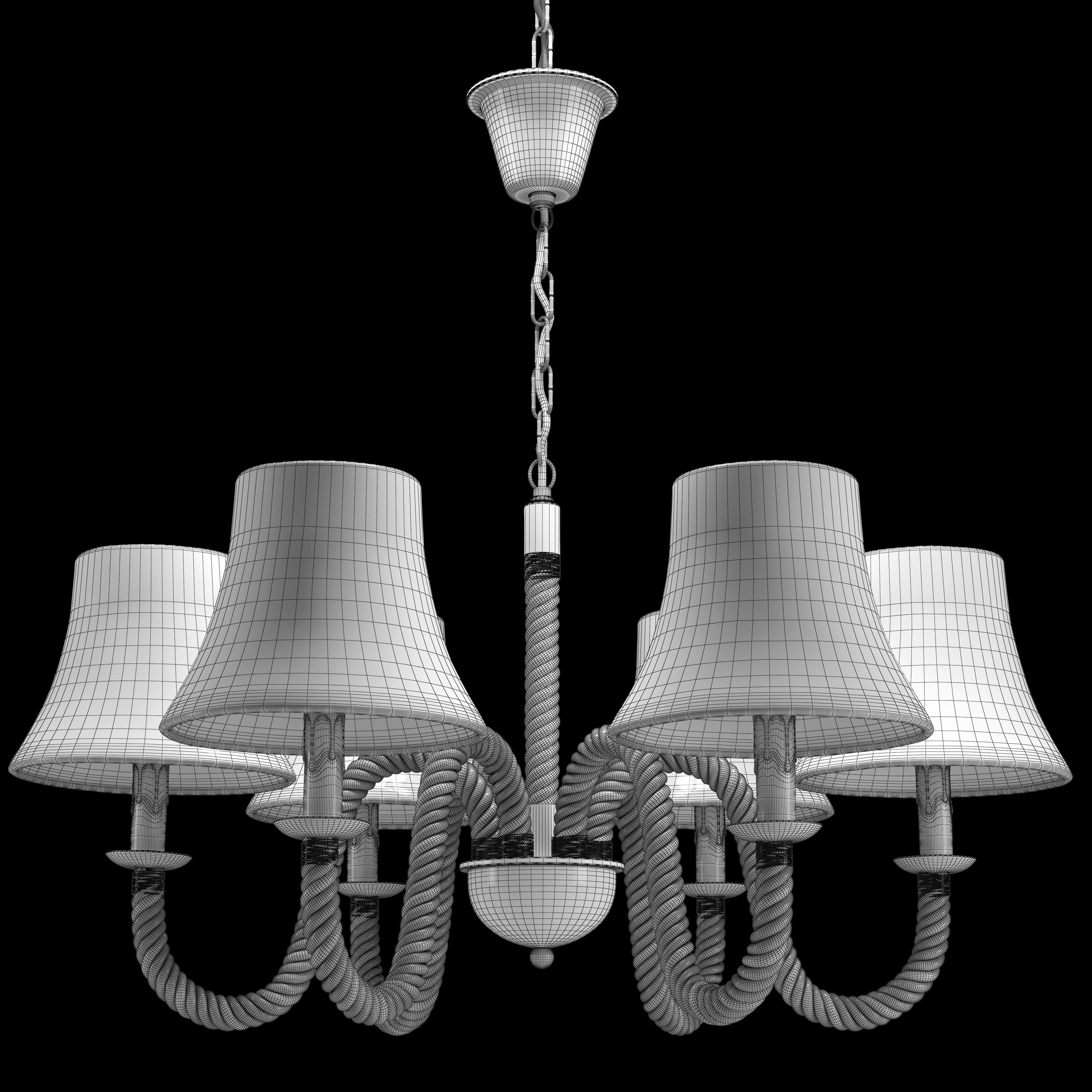 Hanging Lamp Loft 3D model_5