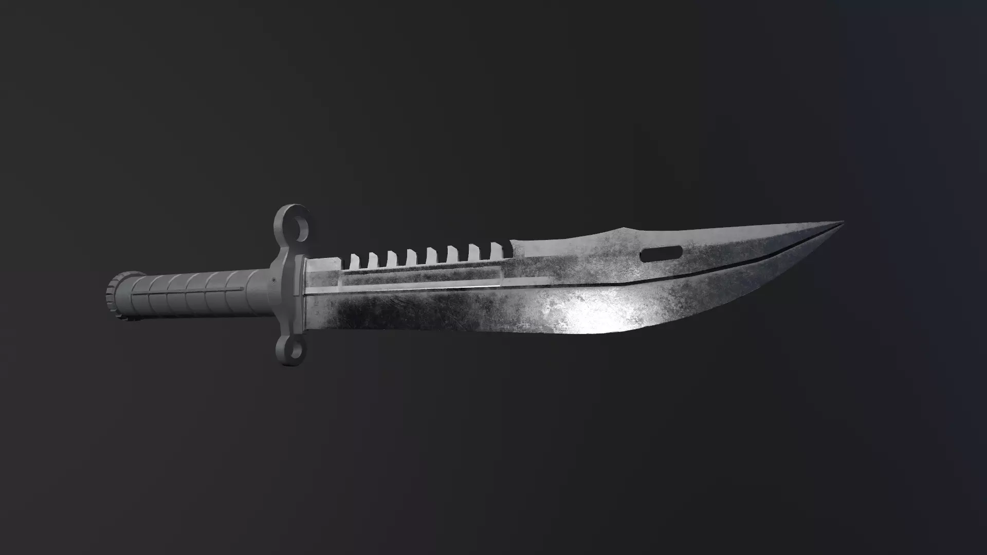 knife tactical 3D model