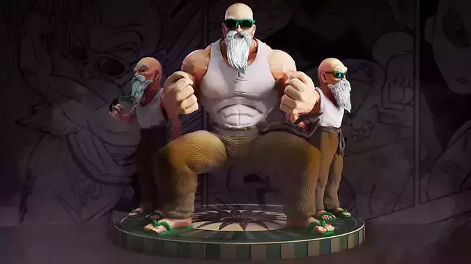 Mutenroshi dbz 3D print model