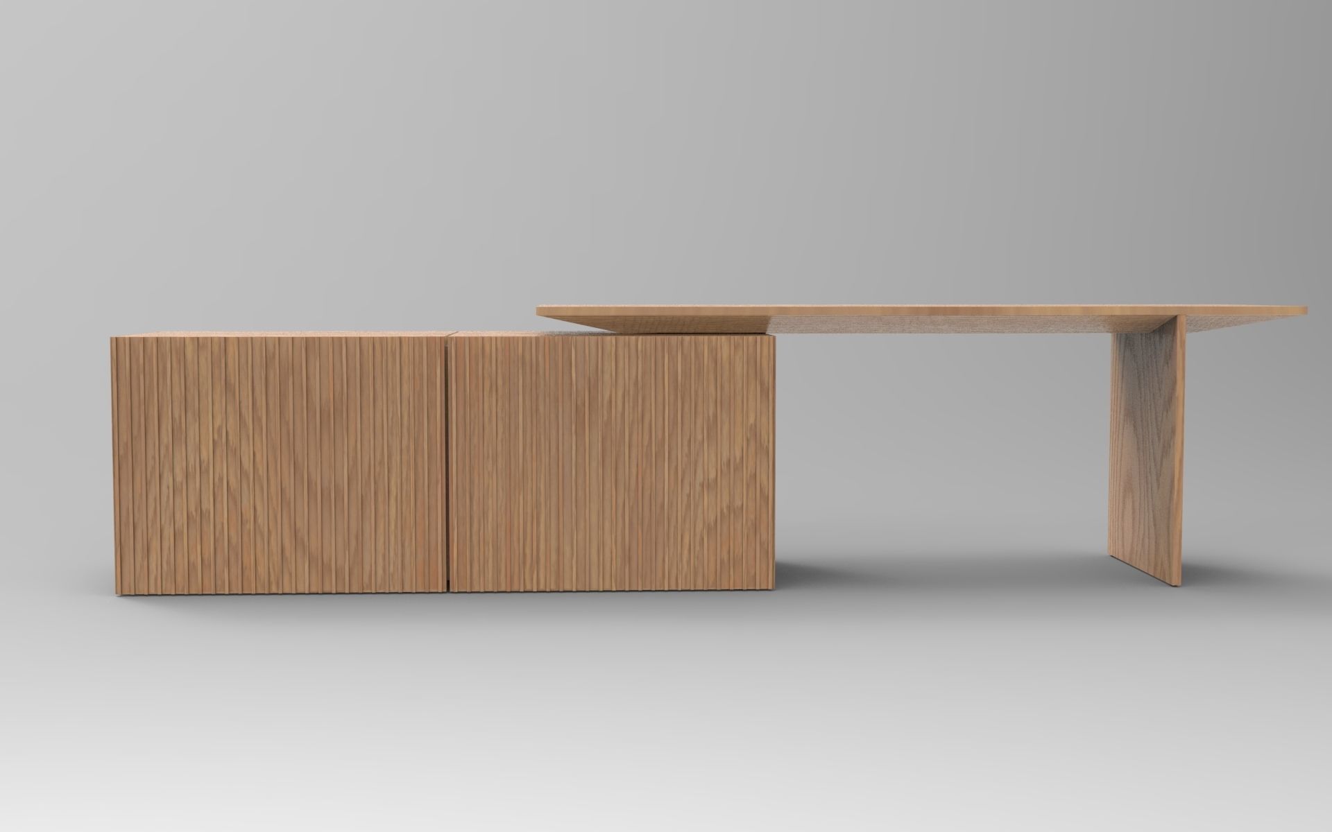 Habru Sideboard Low-poly 3D model_4