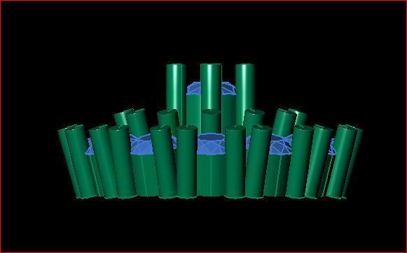 daimond nose pin 3D print model_7