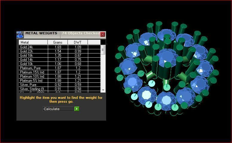 daimond nose pin 3D print model_10