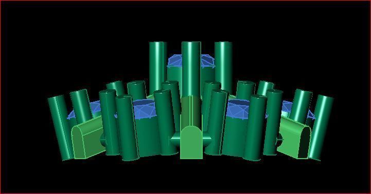 daimond nose pin 3D print model_8