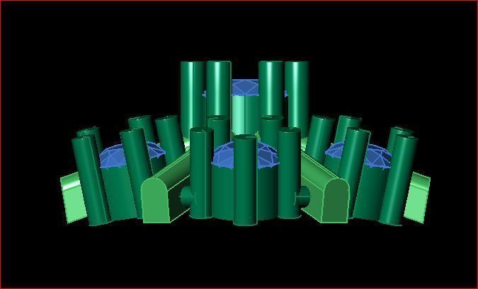 daimond nose pin 3D print model_9