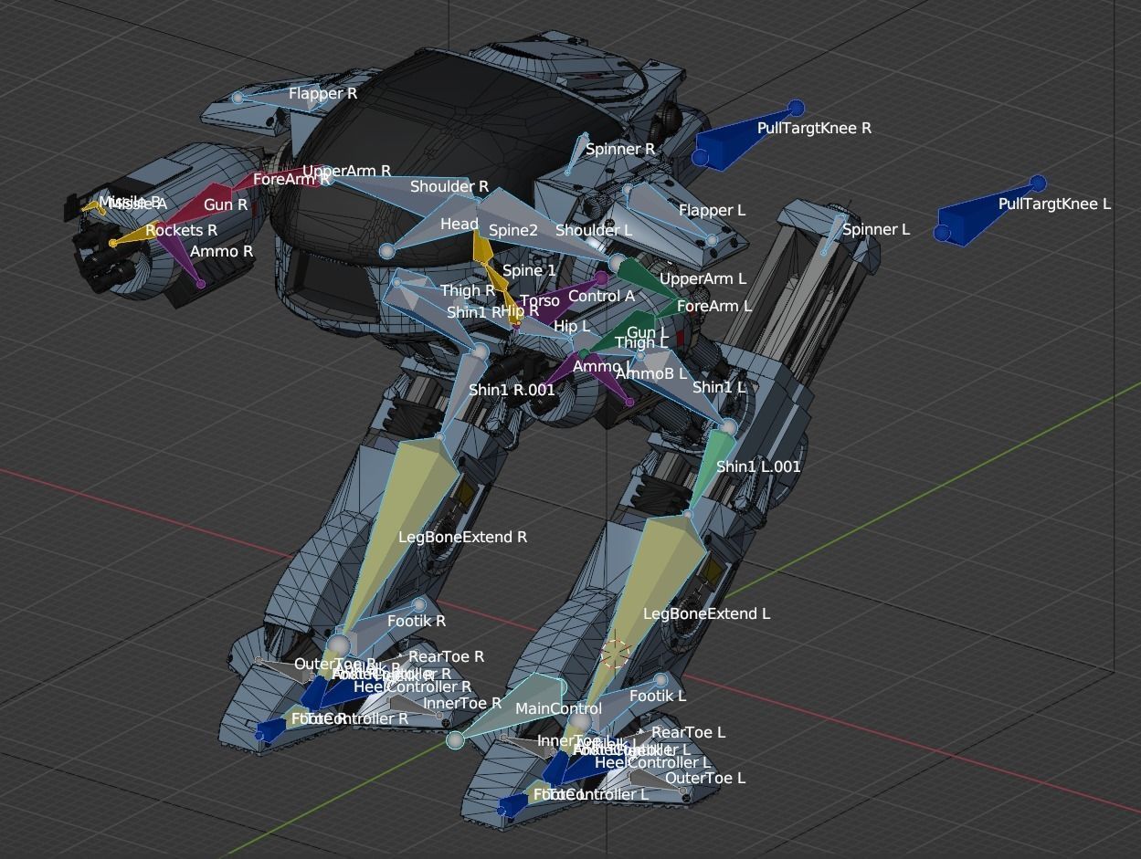 ED-209 3D model_4