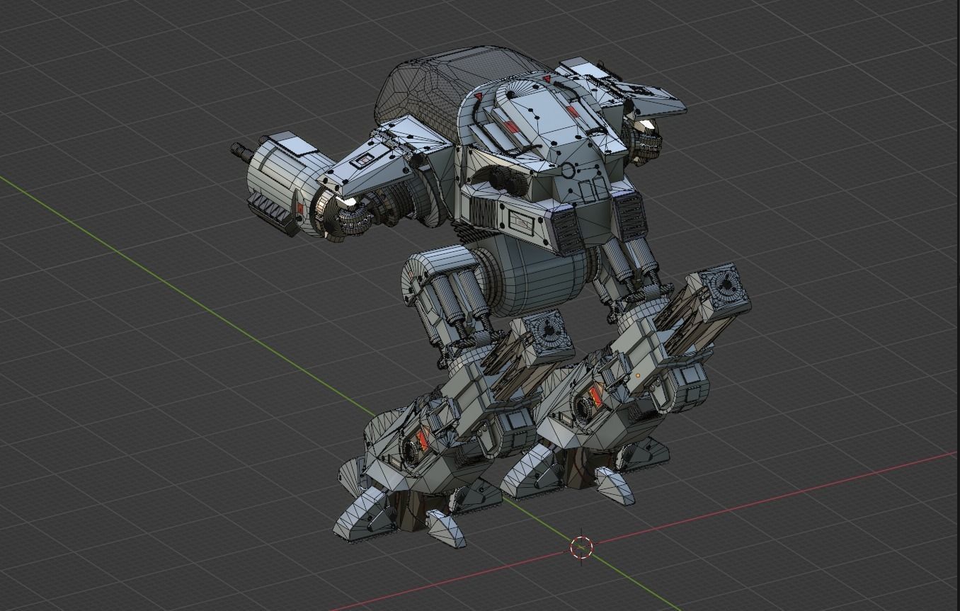 ED-209 3D model_2