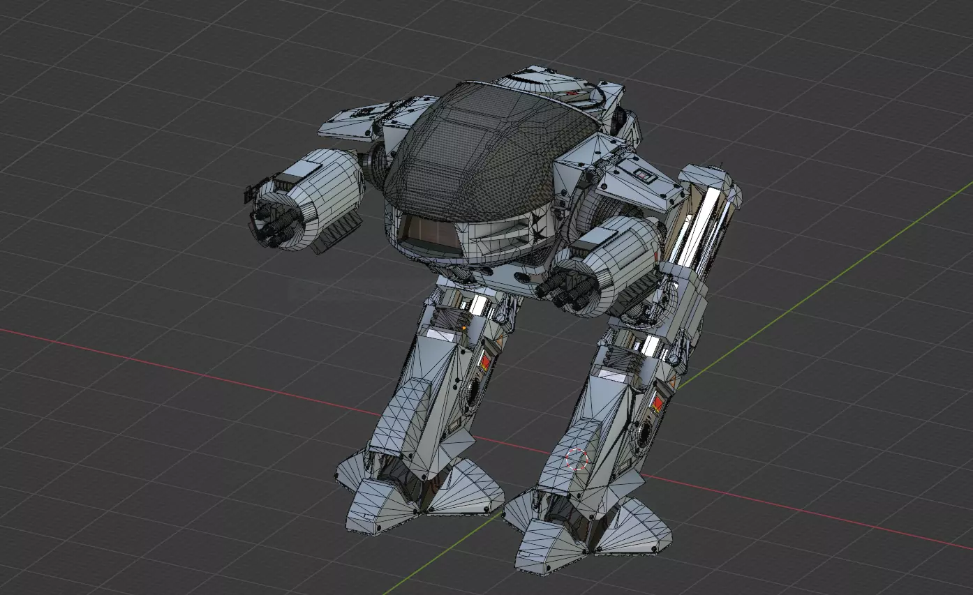 ED-209 3D model_0