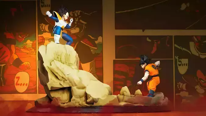 Goku -Vegeta dragon ball z