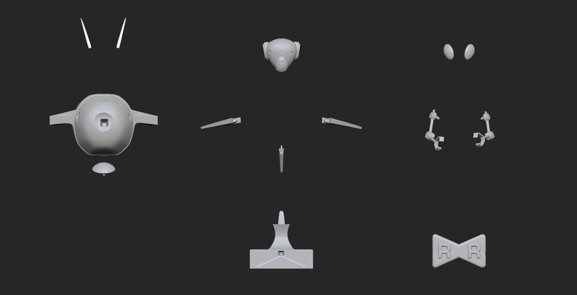 CELL Spy robot 3D print model_5