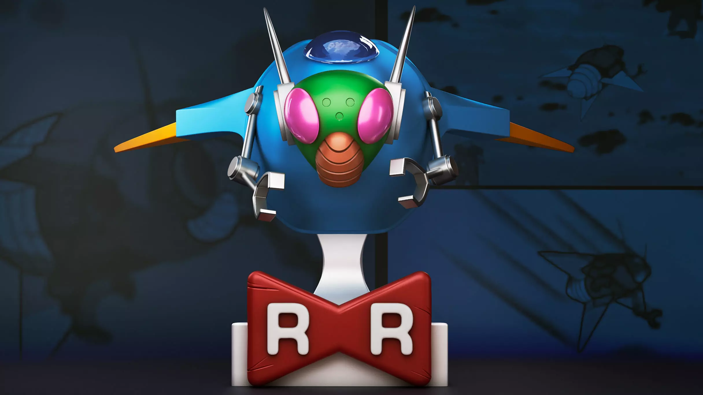 CELL Spy robot 3D print model_0