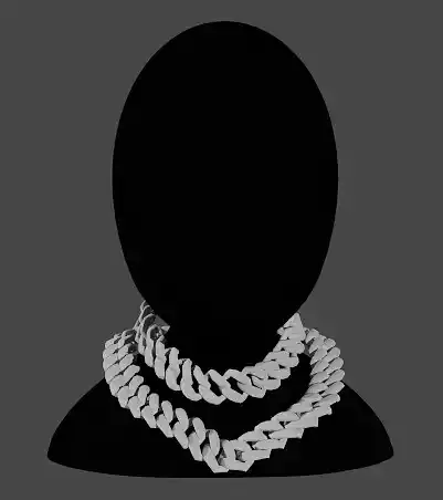 Acquire your own work of 3D Cuban Chain art