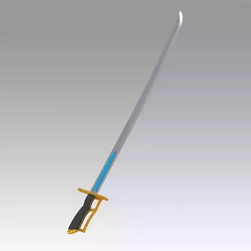 Puella Magi Madoka Magica Sayaka Miki Swords Cosplay Weapon Prop 3D print model