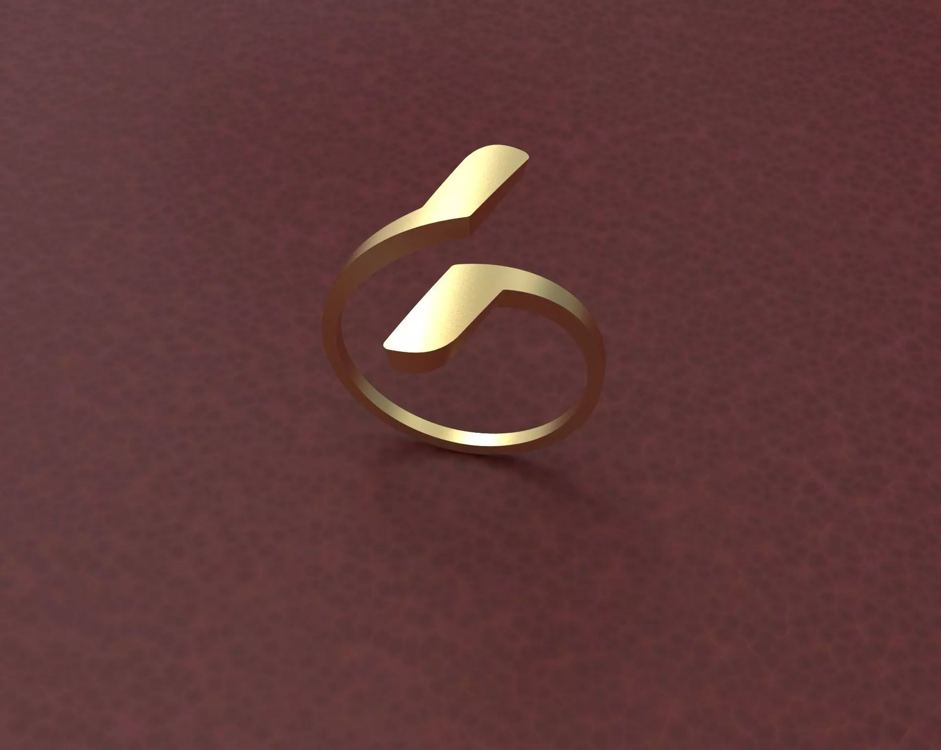 Minimalist Ring DM-18 Free 3D print model