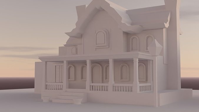 Cartoon Fantasy 1 Low-poly 3D model 5