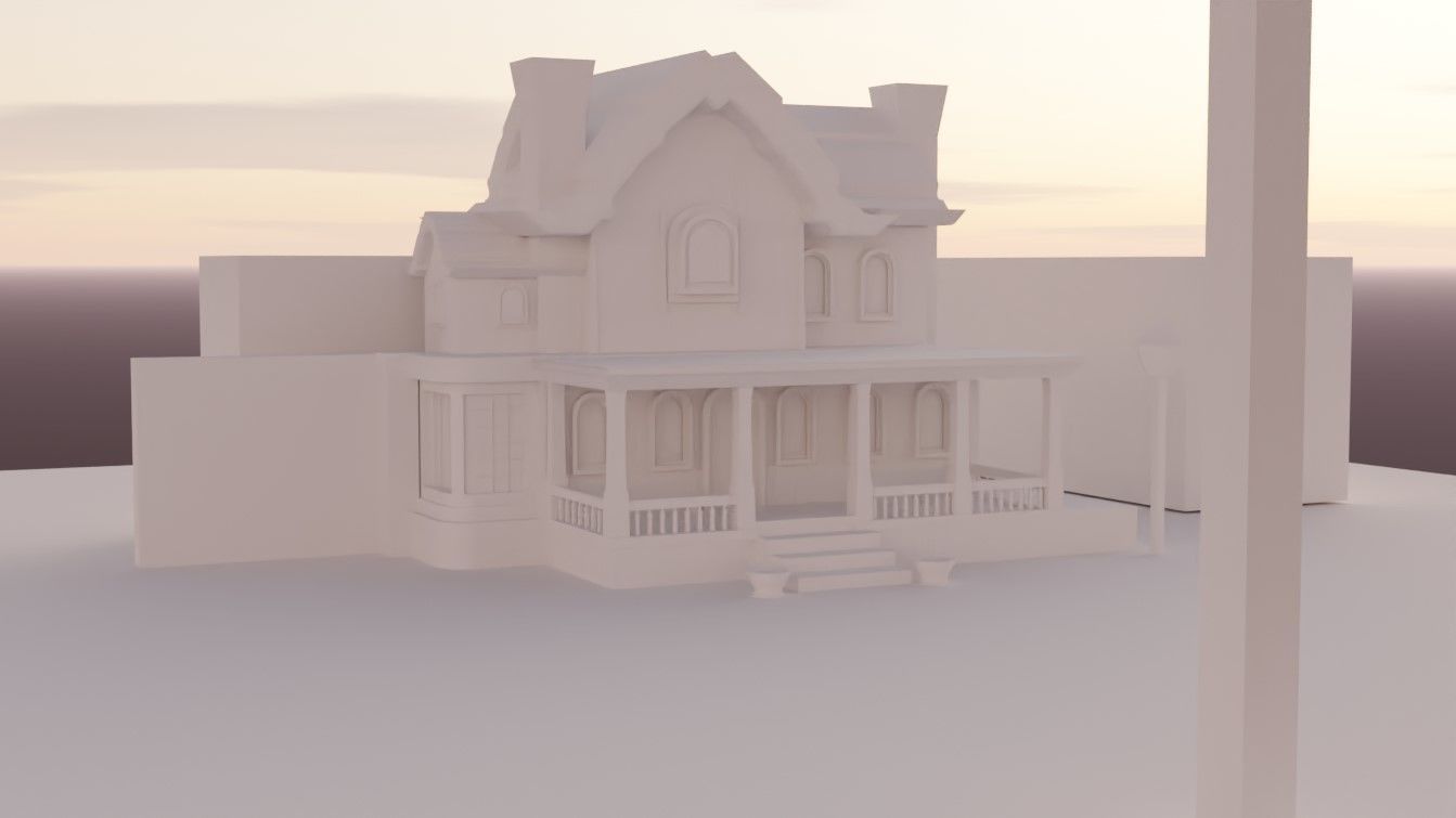 Cartoon Fantasy 1 Low-poly 3D model_6