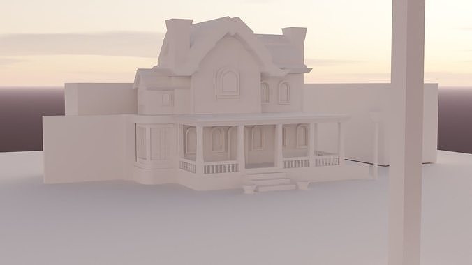 Cartoon Fantasy 1 Low-poly 3D model 7