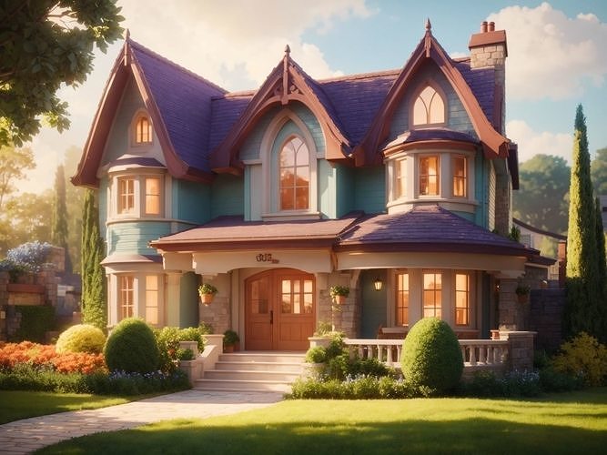 Cartoon Fantasy 1 Low-poly 3D model 2